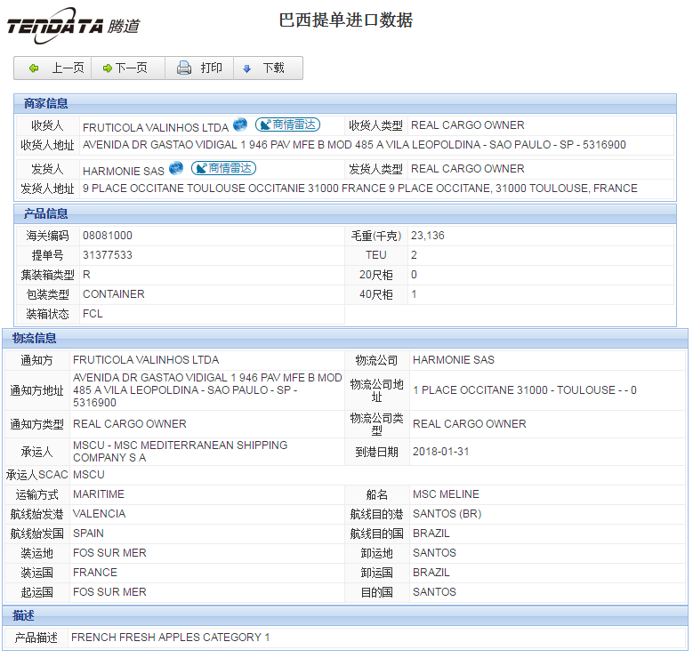 海关数据,进出口数据,进口数据,凯发K8天生赢家一触即发,贸易,巴西